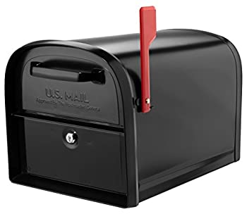 【中古】【輸入品・未使用】Architectural Mailboxes 6300B-10 Oasis 360 ロック式郵便受け XL ブラック