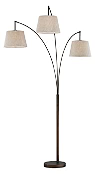 【中古】【輸入品・未使用】artiva USA led602109fbt Luce LEDアーチ型フロアランプ、84インチ、アンティークブロンズ