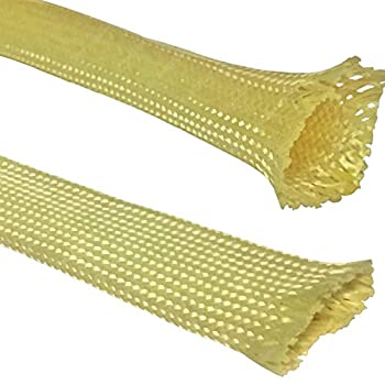 【中古】【輸入品・未使用】ケブラーBraided Sleeving 0.125 Inch Diameter - 100 Feet BS-J-KV-0125-100