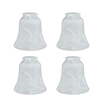 【中古】【輸入品・未使用】Aspen Creative 23030-4 トランジショナルスタイル 交換用ベル型ガラスシェード 2 1/8インチフィッターサイズ (4パック) 高さ4 3/4インチ x 直径