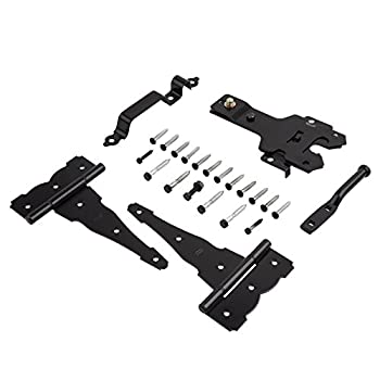 【中古】【輸入品・未使用】Nationalハードウェアn109???308?V8422デラックスDecorative t-hingeゲートキットinブラック|ムジカ&フェリーチェ店