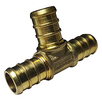 【中古】【輸入品・未使用】10ピース1?%ﾀﾞﾌﾞﾙｸｫｰﾃ% x 1?%ﾀﾞﾌﾞﾙｸｫｰﾃ% x 1?%ﾀﾞﾌﾞﾙｸｫｰﾃ% Pex Tee???継手真鍮クリンプ(鉛フリー) NSF