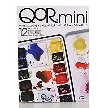 【中古】【輸入品・未使用】QoR Watercolour%ｶﾝﾏ% Mini Half Pan Set of 12 colours (7000015-0)