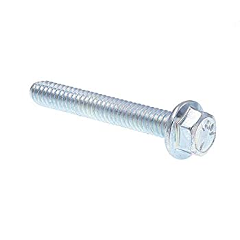 【中古】【インポート品・未当て嵌める】Prime-Line 9090722 鋸歯状フランジボルト 1/4in-20 X 1-3/4in ジンクメッキ入れもの固くなるスチール写真 25個容器に並べる
