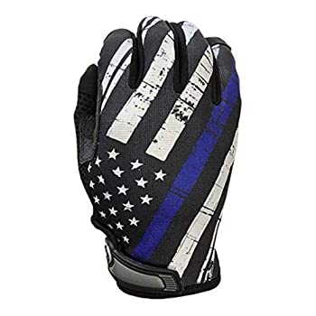 【中古】【インポート品・未当て嵌める】Industrious Handwear 裏地絶無 盛りだくさん手の指 青み伝達ルート 亜米利加旗 多役立つことグローブ 2X-Large 青み IH-BLF-XXLG 1