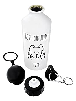 【中古】【輸入品・未使用】Dog Mom ウォーターボトル Best Dog Mom Ever 母の日ギフト 犬関連ギフト 女性向け犬ギフト 犬愛好家向けギフト 救助犬 ママギフト アルミニウム