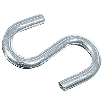 【中古】【輸入品・未使用】S-Hook 3/8インチ (全長3インチ) 10個パック - 金属製吊り下げフック
