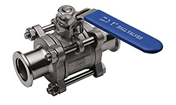 【中古】【輸入品・未使用】高真空クイックボールバルブ KF-25 ステンレススチールクランプ ロック真空ボールバルブ付き