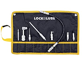 【中古】【輸入品・未使用】LockNLube7ピース クイックコネクトグリースアクセサリーキット