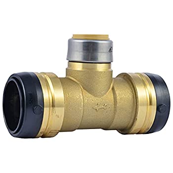 【中古】【輸入品・未使用】SharkBite 1-1/2 x 1-1/2 x 1インチ 減少ティー プッシュトゥコネクト PEX 銅 CPVC