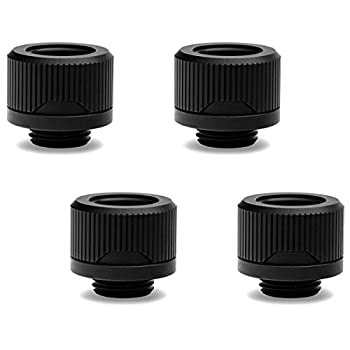 【中古】【輸入品・未使用】EKWB EK-Quantum トルク HDC-14 圧縮継手 EKWBリジッドチューブ用 外径14mm ブラック 4個パック｜ムジカ＆フェリーチェ店