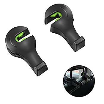 【中古】【輸入品・未使用】LivTee カーバックシートヘッドレストフック 2個パック カーシートオーガナイザーアクセサリー コート/傘/食料品バッグ/ハンドバッグなどに ブラ