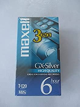 【中古】【インポート品・未当て嵌める】Maxell R gx-silver VHSヴィデオテープ、three-pack