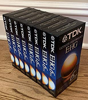 【中古】【インポート品・未当て嵌める】TDK窮まり演技e-hg Extra High Grade VHS T - 120間隔文字ヴィデオテープ