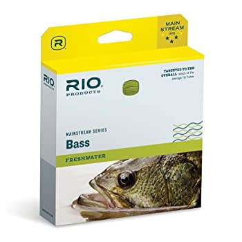 【中古】【輸入品・未使用】Rio Fly Fishing Fly Line Mainstream Bass/Pike/Pinfish Wf7F Fishing Line%ｶﾝﾏ% Yellow