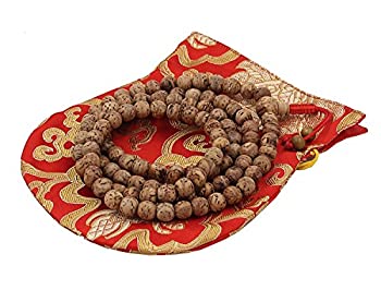 【中古】【輸入品・未使用】DharmaObjects 数珠 鳳眼菩提樹 108玉 チベット仏教瞑想用 本物 慈悲心|ムジカ&フェリーチェ店