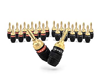 【中古】【輸入品・未使用】Sewell Deadbolt バナナプラグ ファストロック 24本 セット (12ペア) 並行輸入品