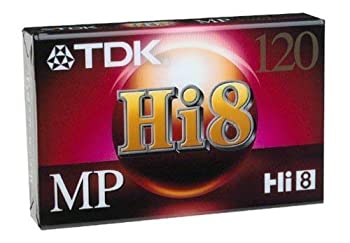 【中古】【インポート品・未当て嵌める】TDK hi8%ｶﾝﾏ%120容器に並べるの6個、mp120間隔文字磁気テープ。