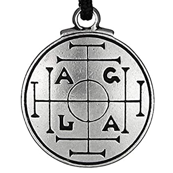 【中古】【輸入品・未使用】Pewter中世Money Talisman for Prosperityペンダントネックレス???1.25インチ直径