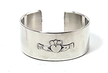【中古】【輸入品・未使用】Mullingar Pewter クラダ アイリッシュ ピューター バングルブレスレット
