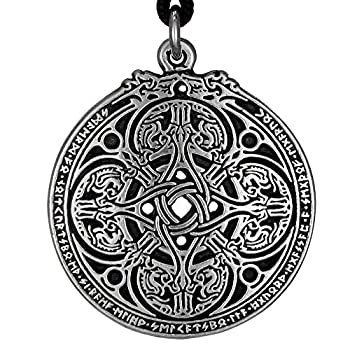 【中古】【輸入品・未使用】ドラゴンシールドケルトノットペンダントTalisman for Soldiers & Militaryメンバー