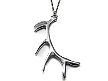 【中古】【輸入品・未使用】Silver Toned Deer Antlerネックレス