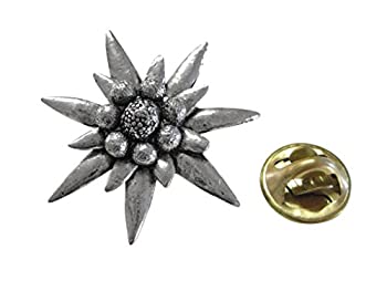 【中古】【輸入品・未使用】Largeエーデルワイス花ラペルピン｜ムジカ＆フェリーチェ店