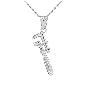 【中古】【輸入品・未使用】Fine 925スターリングシルバーモンキーレンチペンダントネックレス