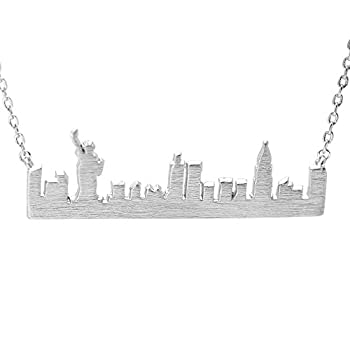 【中古】【輸入品・未使用】Spinningdaisy手作りEmpire State Building NYC都市景観ネックレス｜ムジカ＆フェリーチェ店