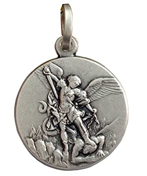 【中古】【輸入品・未使用】925 STERLING SILVER%ﾀﾞﾌﾞﾙｸｫｰﾃ% SAINT MICHAEL THE ARCHANGEL%ﾀﾞﾌﾞﾙｸｫｰﾃ% - mm 18