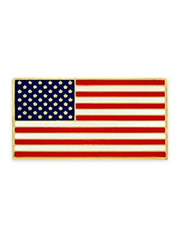 【中古】【輸入品・未使用】PinMart アメリカ国旗 愛国ラペルピン 3/4インチ スーツ ジャケットに 1 ゴールド