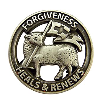【中古】【輸入品・未使用】宗教ギフト シルバートーン 寛容 ヒーリングとリニュース 神の羊 ラペルピン 7/8インチ