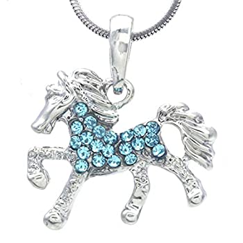 【中古】【輸入品・未使用】SoulBreezeCollection マルチカラー ホースネックレス ポニー マスタング 動物ペンダントチャーム 女性用｜ムジカ＆フェリーチェ店