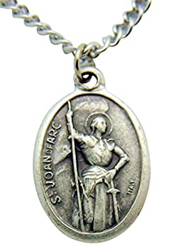 【中古】【輸入品・未使用】WJH レディース 守護聖人メダル 3/4インチ メタルペンダント チェーン付き｜ムジカ＆フェリーチェ店