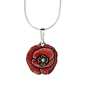 【中古】【輸入品・未使用】Danforth???Poppy Remembranceスネークチェーンネックレス