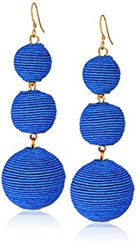 【中古】【輸入品・未使用】Kenneth Jay Lane Deminスレッドボールドロップイヤリング｜ムジカ＆フェリーチェ店