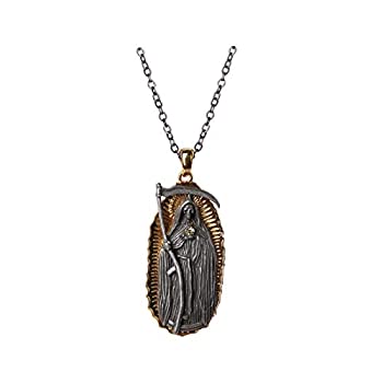 【中古】【輸入品・未使用】Pacific Giftware サンタムエルテネックレス メキシカン民間伝承 聖なる死神のネックレス 鉛フリー合金
