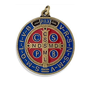 【中古】【輸入品・未使用】デラックス2?%ﾀﾞﾌﾞﾙｸｫｰﾃ% Saint Benedict Medal by venerare \'