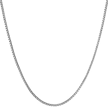 【中古】【輸入品・未使用】Lifetimeジュエリーボックスチェーン1.4?MMホワイトゴールド(ロジウム) overブロンズペンダントネックレス、16???30インチ シルバー｜ムジカ＆フェリーチェ店