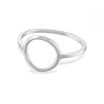 【中古】【輸入品・未使用】Boma Jewelry スターリングシルバー オープンサークルリング シルバー