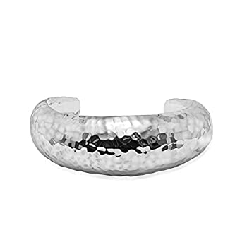 【中古】【輸入品・未使用】Honolulu Jewelry Company スターリングシルバー ハンマーカフバングルブレスレット