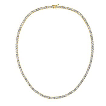 【中古】【輸入品・未使用】VOLUKA 4mm メンズ キュービックジルコニア テニスチェーン ヒップホップネックレス ホワイトゴールドメッキ 18インチ|ムジカ&フェリーチェ店