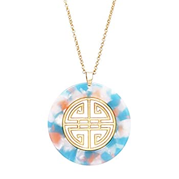 【中古】【輸入品・未使用】Rosemarie Collections レディース ステートメント ルーサイト 4つの祝福 幸運 ネックレス