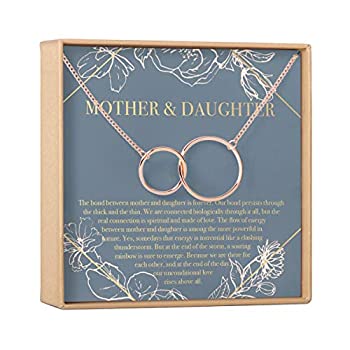 【中古】【輸入品・未使用】Dear Ava 母娘 ギフトネックレス 母 母 母 ネックレス 2つのインターロックサークル
