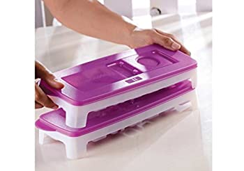 【中古】【輸入品・未使用】Kitchenware Fresh & Pure Ice Tray Purple Set of 2
