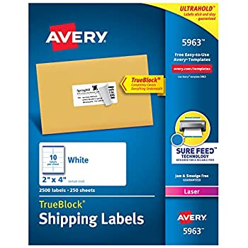 【中古】【輸入品・未使用】Shipping Labels with TrueBlock Technology%カンマ% 2 x 4%カンマ% White%カンマ% 2500/Box (並行輸入品)|ムジカ&フェリーチェ店