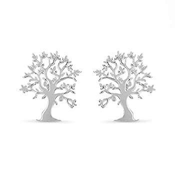 【中古】【輸入品・未使用】Boma Jewelry スターリングシルバー 生命の樹 ネイチャースタッドイヤリング｜ムジカ＆フェリーチェ店