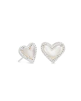 【中古】【輸入品・未使用】Kendra Scott Ari ハートゴールドスタッドイヤリング 玉虫色のドゥルージー