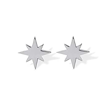 【中古】【輸入品・未使用】Boma Jewelry スターリング シルバー スタッド イヤリング