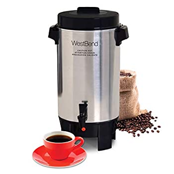 【中古】【輸入品・未使用】West Bend 58002 42 Cup Urn Polished Aluminum by Westbend [並行輸入品]